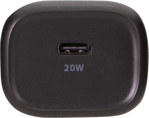AT&T Single Port 20W Power Delivery Wall Block (USB-C) - Black
